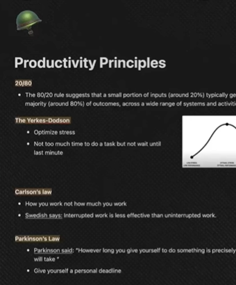 Dan Lasker — productivity principles